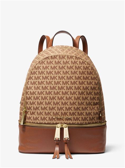 michael michael kors rhea medium logo jacquard backpack style 30t9lezb2j|Rhea Medium Logo Backpack .